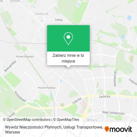 Mapa Wywóz Nieczystości Płynnych, Usługi Transportowe