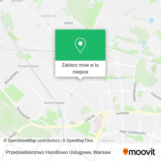 Mapa Przedsiebiorstwo Handlowo Uslugowe