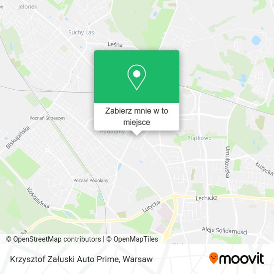 Mapa Krzysztof Załuski Auto Prime