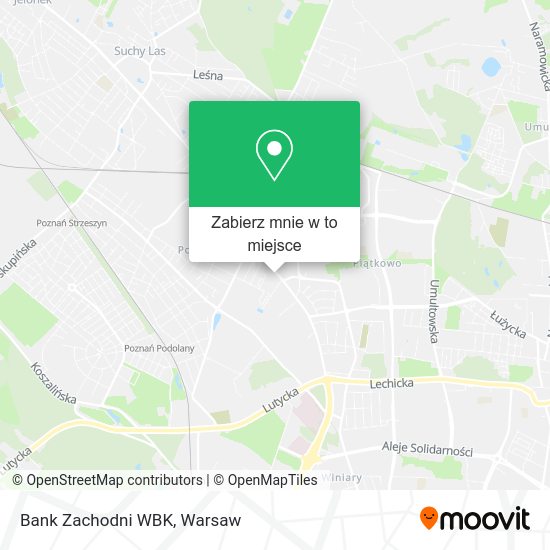 Mapa Bank Zachodni WBK