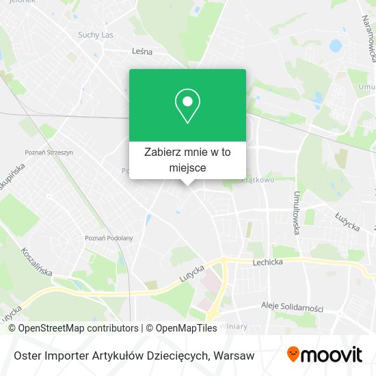 Mapa Oster Importer Artykułów Dziecięcych