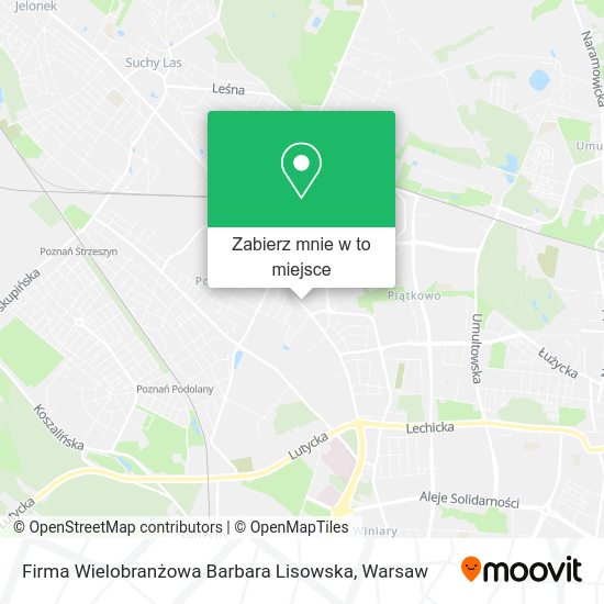 Mapa Firma Wielobranżowa Barbara Lisowska