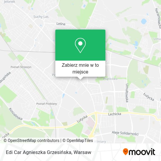 Mapa Edi Car Agnieszka Grzesińska