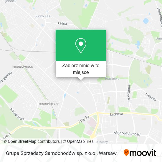 Mapa Grupa Sprzedaży Samochodów sp. z o.o.