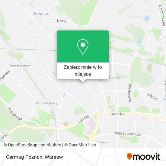 Mapa Cermag Poznań