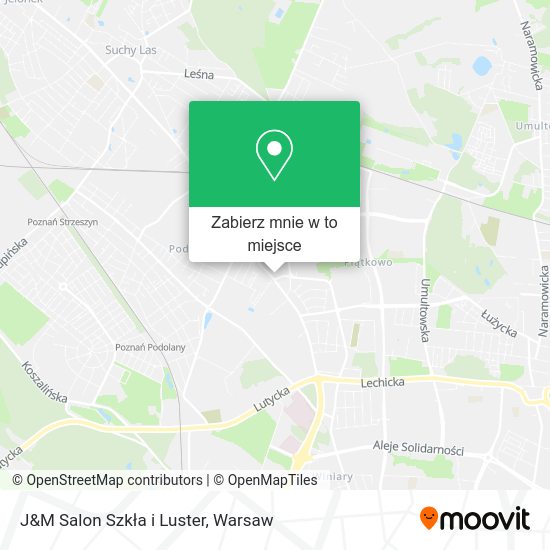 Mapa J&M Salon Szkła i Luster