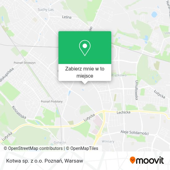 Mapa Kotwa sp. z o.o. Poznań