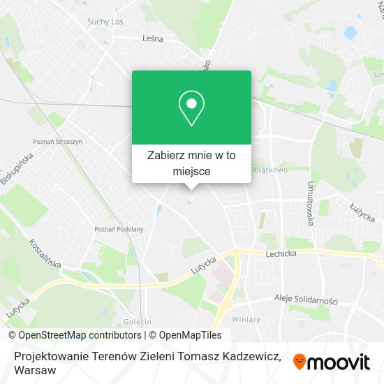 Mapa Projektowanie Terenów Zieleni Tomasz Kadzewicz