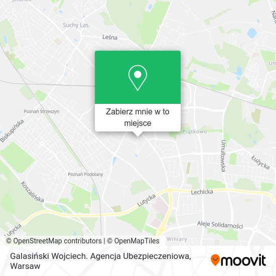 Mapa Galasiński Wojciech. Agencja Ubezpieczeniowa