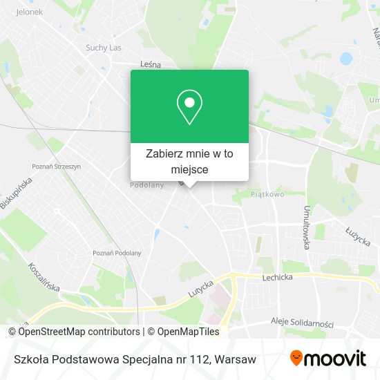 Mapa Szkoła Podstawowa Specjalna nr 112