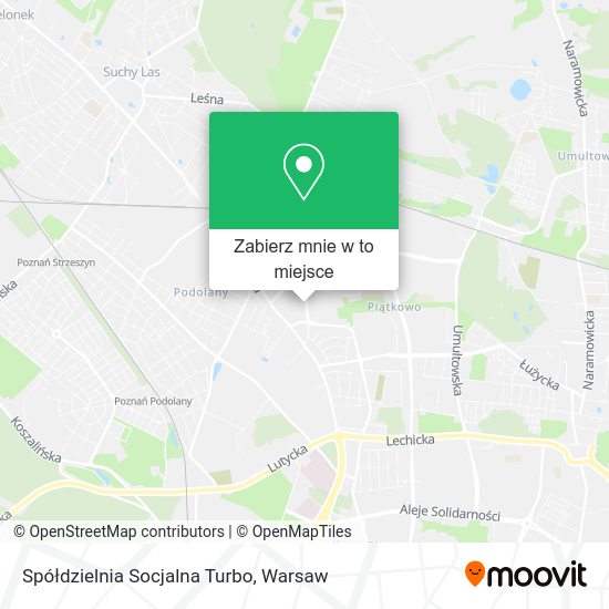 Mapa Spółdzielnia Socjalna Turbo