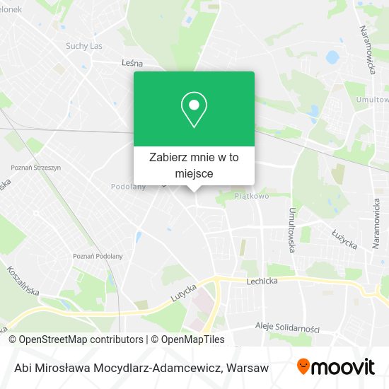 Mapa Abi Mirosława Mocydlarz-Adamcewicz