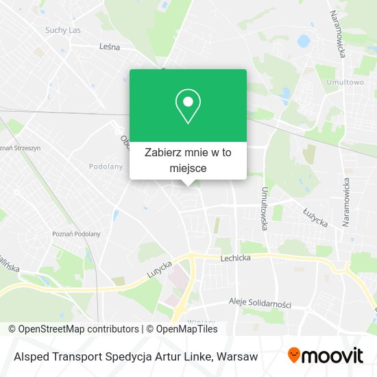 Mapa Alsped Transport Spedycja Artur Linke