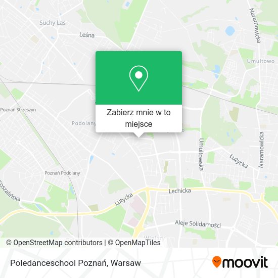 Mapa Poledanceschool Poznań