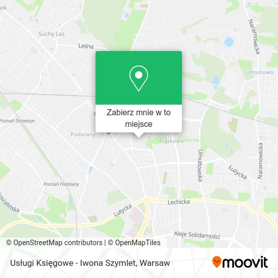 Mapa Usługi Księgowe - Iwona Szymlet