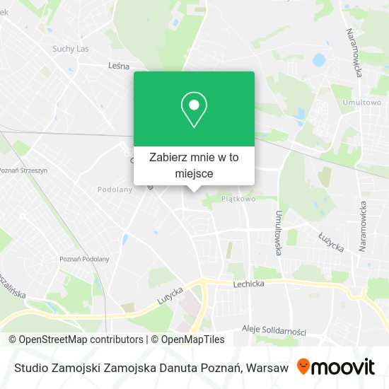 Mapa Studio Zamojski Zamojska Danuta Poznań