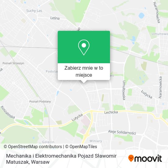 Mapa Mechanika i Elektromechanika Pojazd Sławomir Matuszak