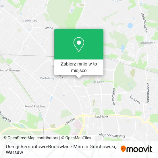 Mapa Usługi Remontowo-Budowlane Marcin Grochowski