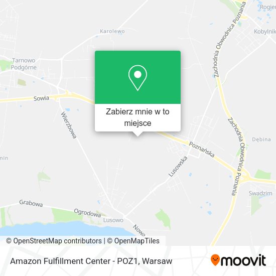 Mapa Amazon Fulfillment Center - POZ1