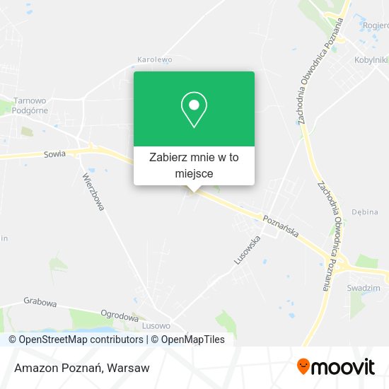 Mapa Amazon Poznań