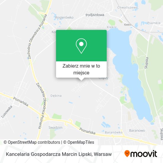 Mapa Kancelaria Gospodarcza Marcin Lipski