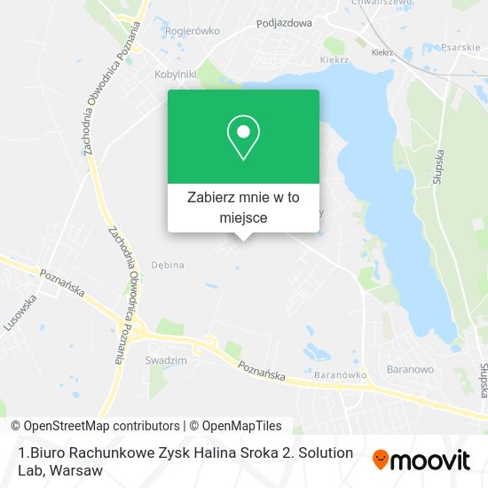 Mapa 1.Biuro Rachunkowe Zysk Halina Sroka 2. Solution Lab