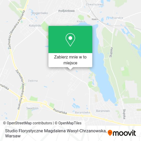 Mapa Studio Florystyczne Magdalena Wasyl-Chrzanowska