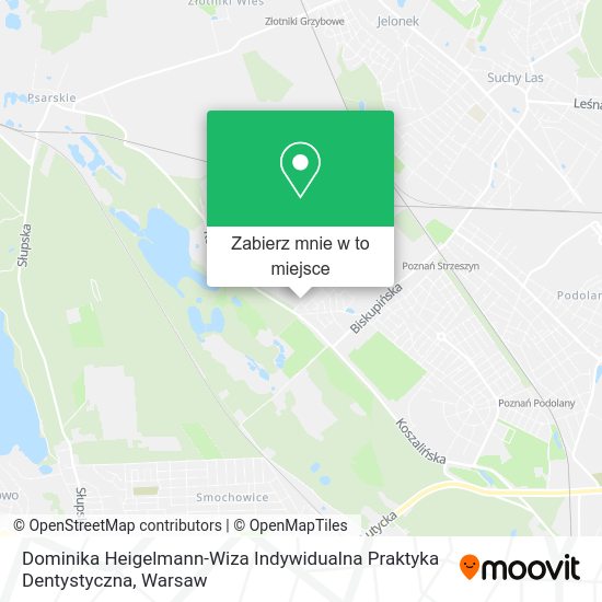 Mapa Dominika Heigelmann-Wiza Indywidualna Praktyka Dentystyczna