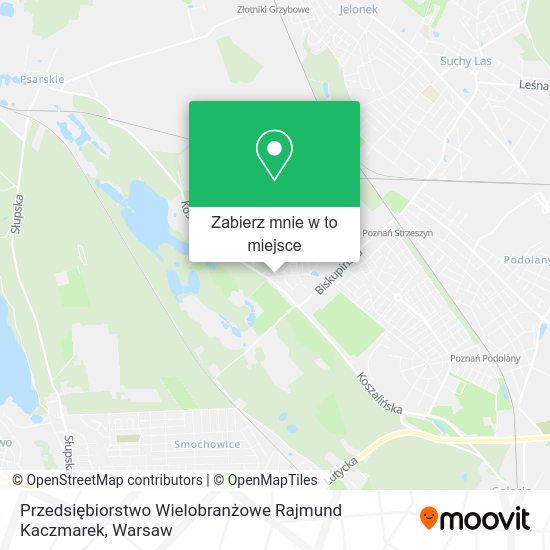 Mapa Przedsiębiorstwo Wielobranżowe Rajmund Kaczmarek