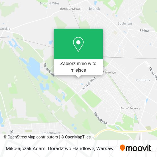 Mapa Mikołajczak Adam. Doradztwo Handlowe