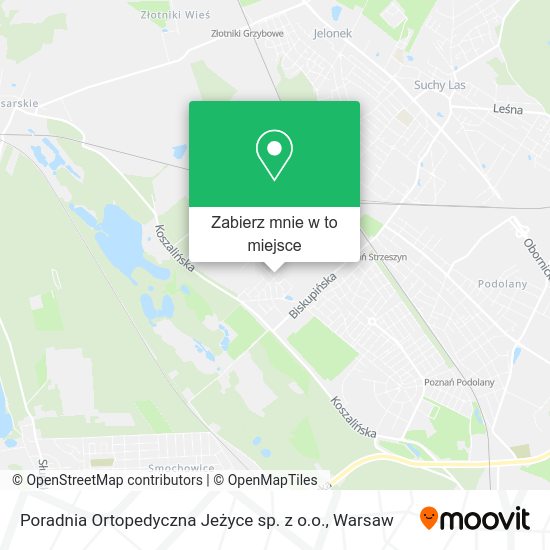 Mapa Poradnia Ortopedyczna Jeżyce sp. z o.o.