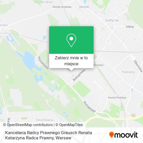 Mapa Kancelaria Radcy Prawnego Grausch Renata Katarzyna Radca Prawny