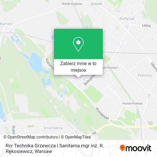 Mapa Rcr Technika Grzewcza i Sanitarna mgr inż. R. Rękosiewicz