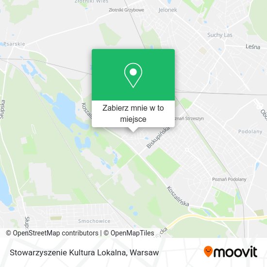 Mapa Stowarzyszenie Kultura Lokalna