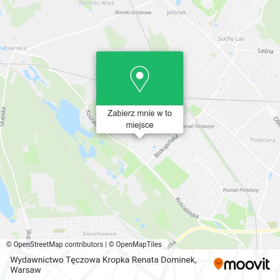 Mapa Wydawnictwo Tęczowa Kropka Renata Dominek