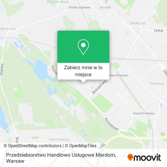 Mapa Przedsiebiorstwo Handlowo Uslugowe Mardom