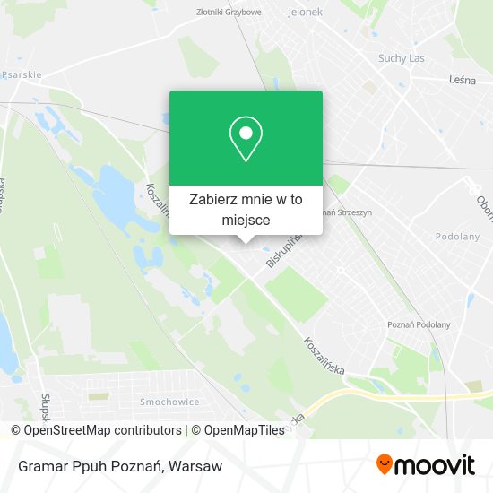 Mapa Gramar Ppuh Poznań