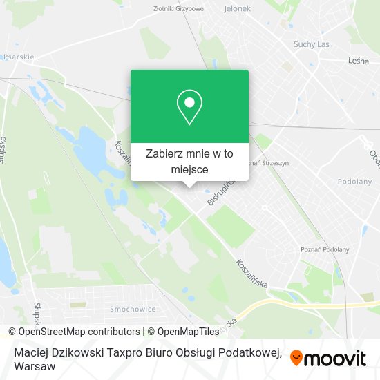 Mapa Maciej Dzikowski Taxpro Biuro Obsługi Podatkowej