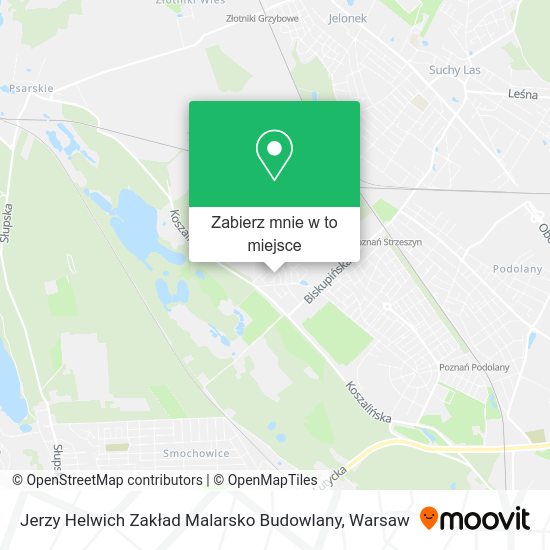 Mapa Jerzy Helwich Zakład Malarsko Budowlany