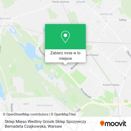 Mapa Sklep Mieso Wedliny Grosik Sklep Spozywczy Bernadeta Czajkowska