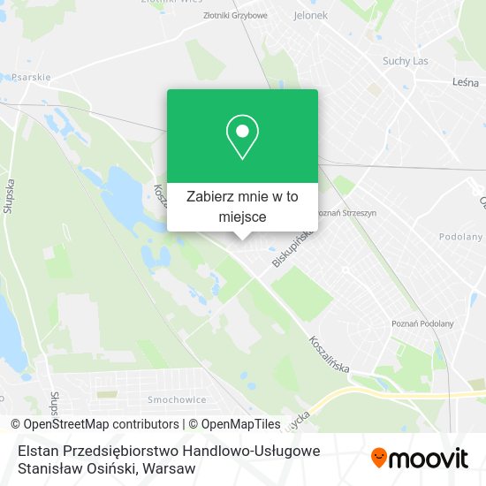 Mapa Elstan Przedsiębiorstwo Handlowo-Usługowe Stanisław Osiński