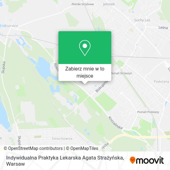 Mapa Indywidualna Praktyka Lekarska Agata Strażyńska