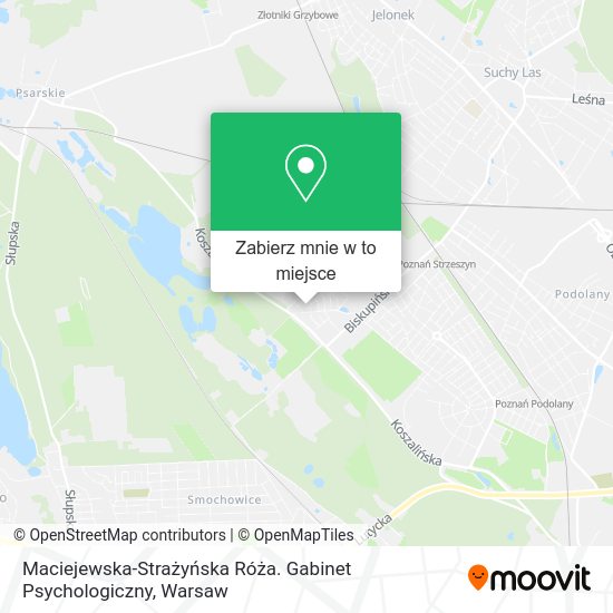 Mapa Maciejewska-Strażyńska Róża. Gabinet Psychologiczny