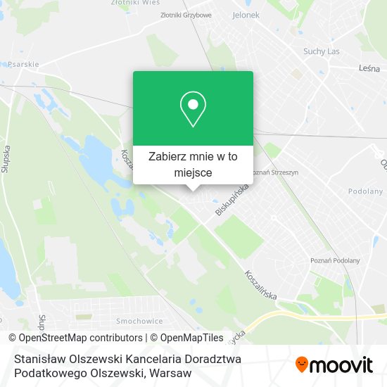 Mapa Stanisław Olszewski Kancelaria Doradztwa Podatkowego Olszewski