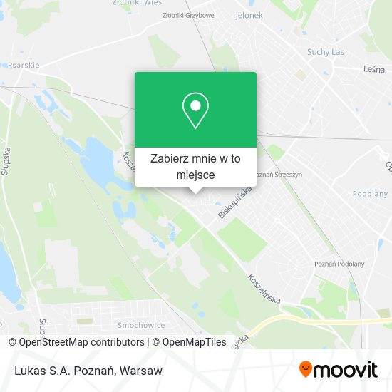 Mapa Lukas S.A. Poznań