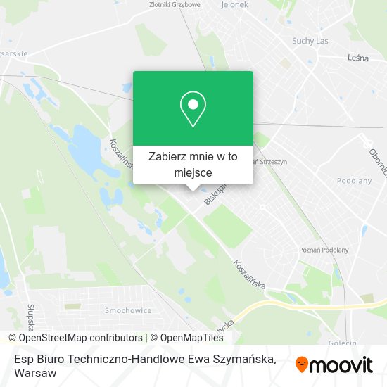 Mapa Esp Biuro Techniczno-Handlowe Ewa Szymańska