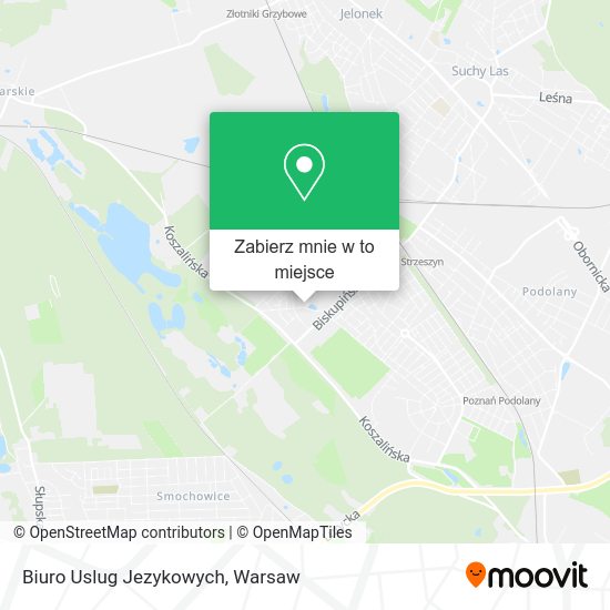 Mapa Biuro Uslug Jezykowych