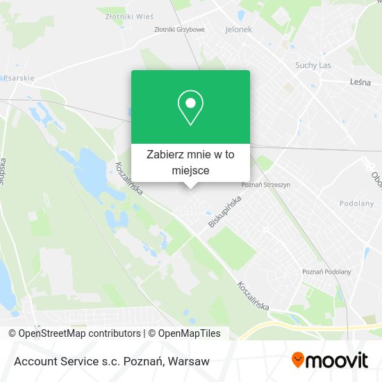 Mapa Account Service s.c. Poznań