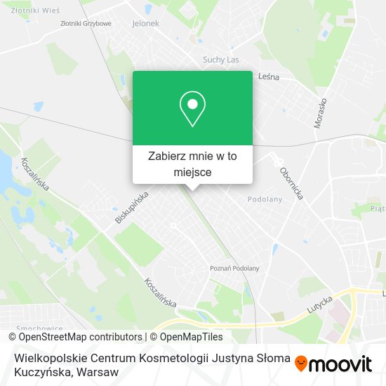 Mapa Wielkopolskie Centrum Kosmetologii Justyna Słoma Kuczyńska