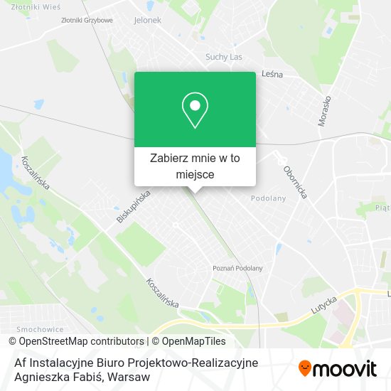 Mapa Af Instalacyjne Biuro Projektowo-Realizacyjne Agnieszka Fabiś